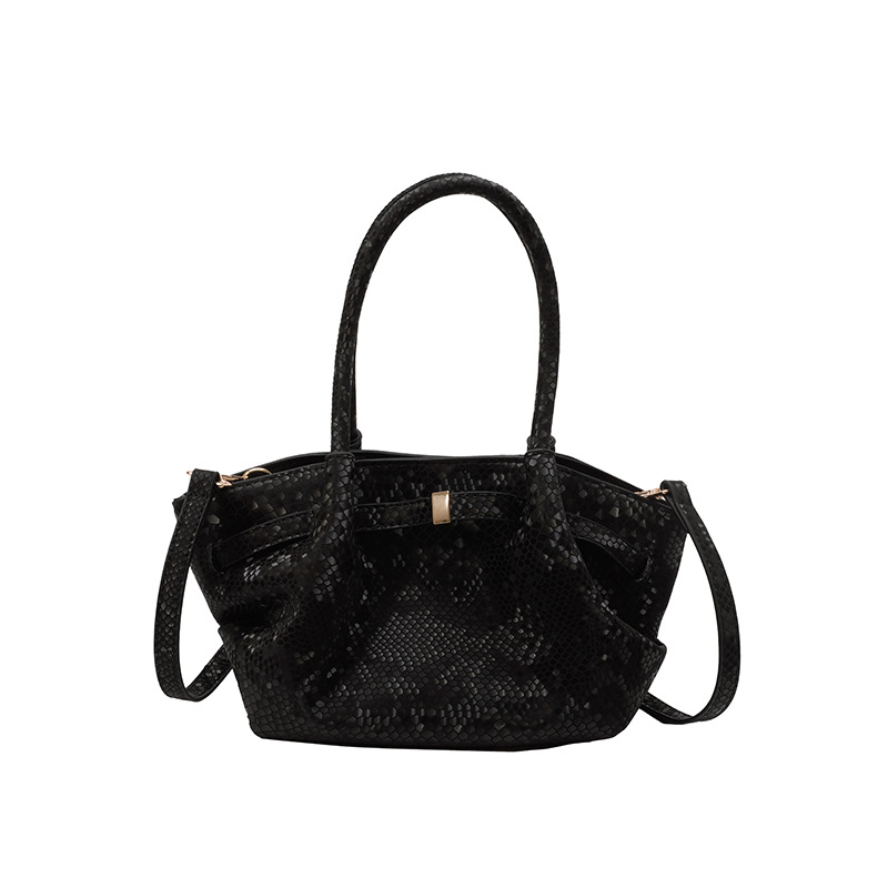 Retro, fashionable, versatile, large-capacity vegetable basket bag for women 2025 new style, trendy and high-end soft single-shoulder crossbody bag Item Picture