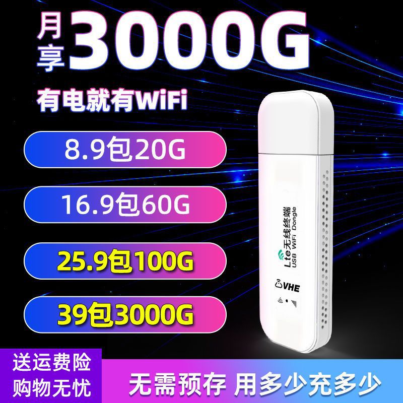Portable wifi wireless data, mobile wifi full network compatibility, 5G network, mobile wireless router, home dormitory full figure
