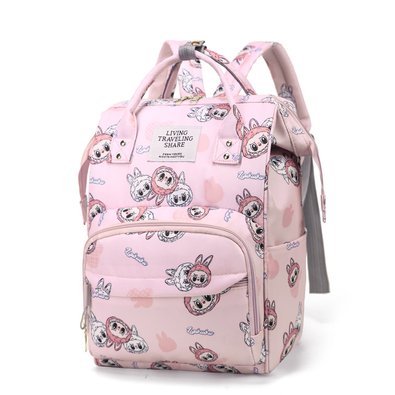 The new mom bag is a multi-functional, large-capacity, waterproof, portable, lightweight and fashionable backpack for mothers Item Picture