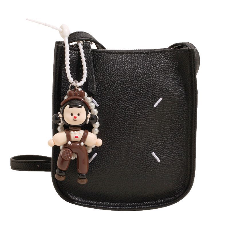 This trendy and fashionable small square bag is a new spring/summer versatile single-shoulder bag with lychee pattern for commuting Item Picture