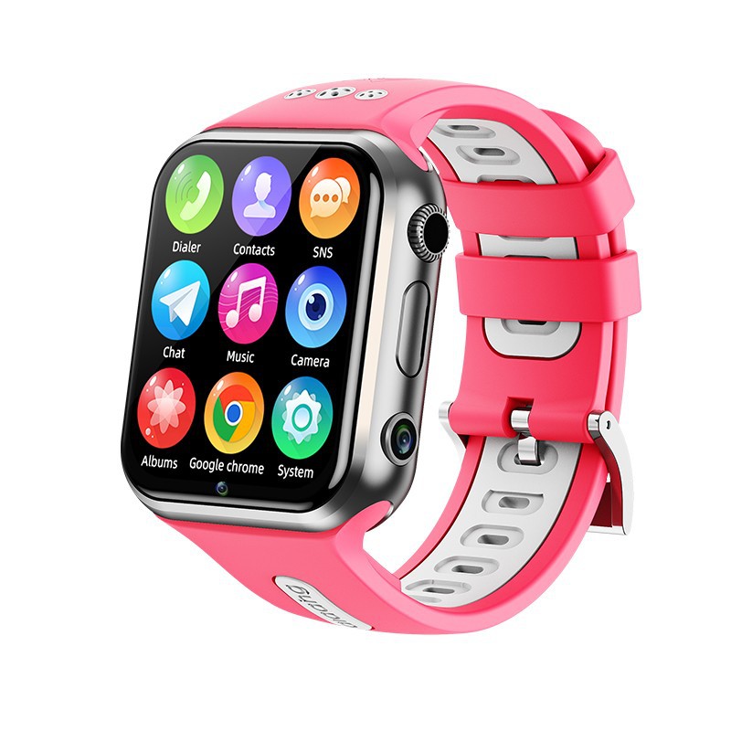 The new cross-border W5 pro children's smartwatch features 4G full network compatibility, wifi, Android sports video, QQ and wechat payment Specification drawing