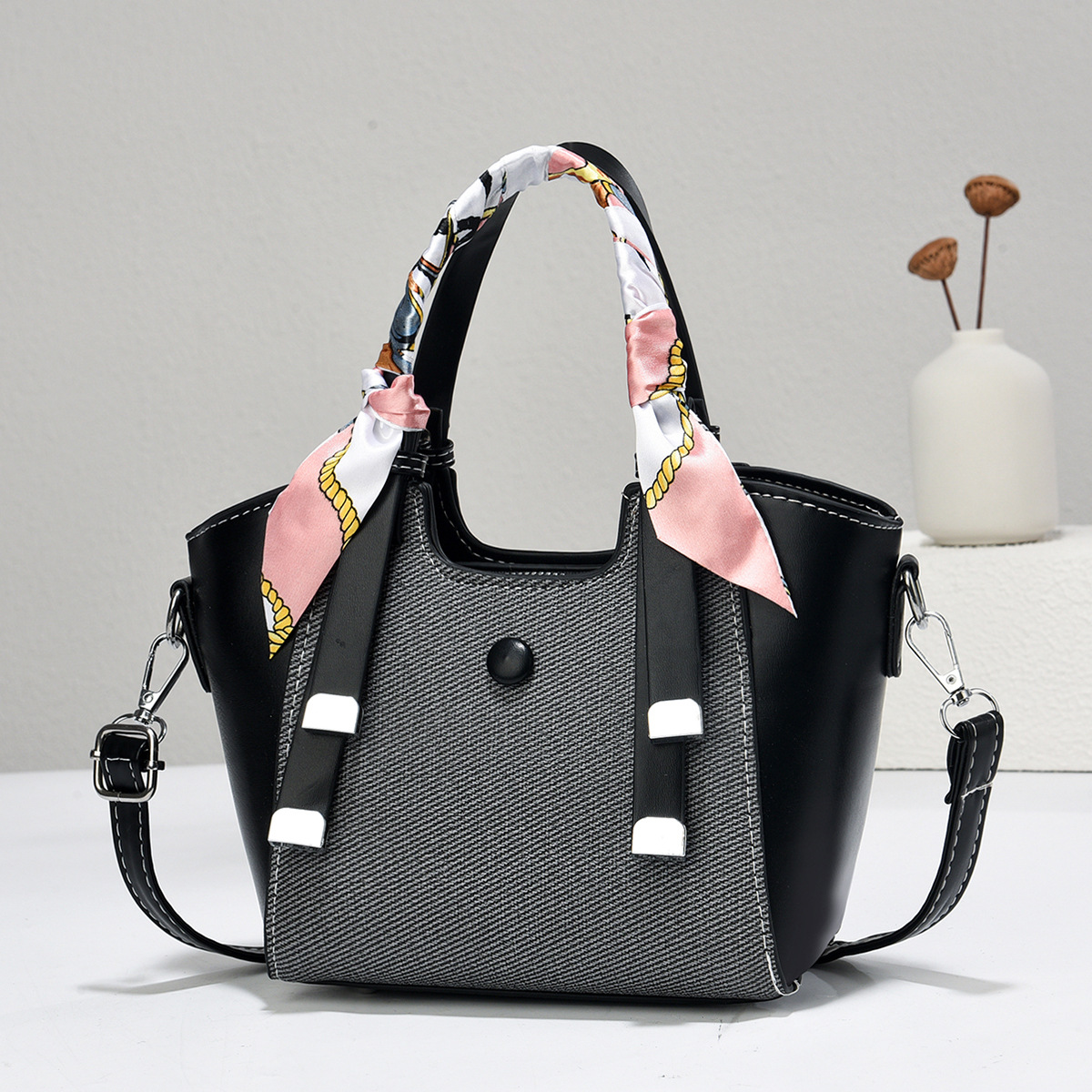Cross-border crossbody bag, single-shoulder bag, fashionable and simple, Japanese and Korean style, 2025 new style casual bag, handbag full figure