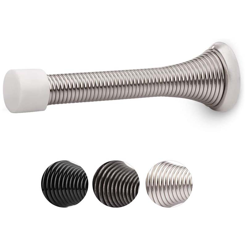 American spring door stop, manual door top, home bedroom, children's anti-pinch safety door stop, silent anti-collision wall guard door stop details Picture