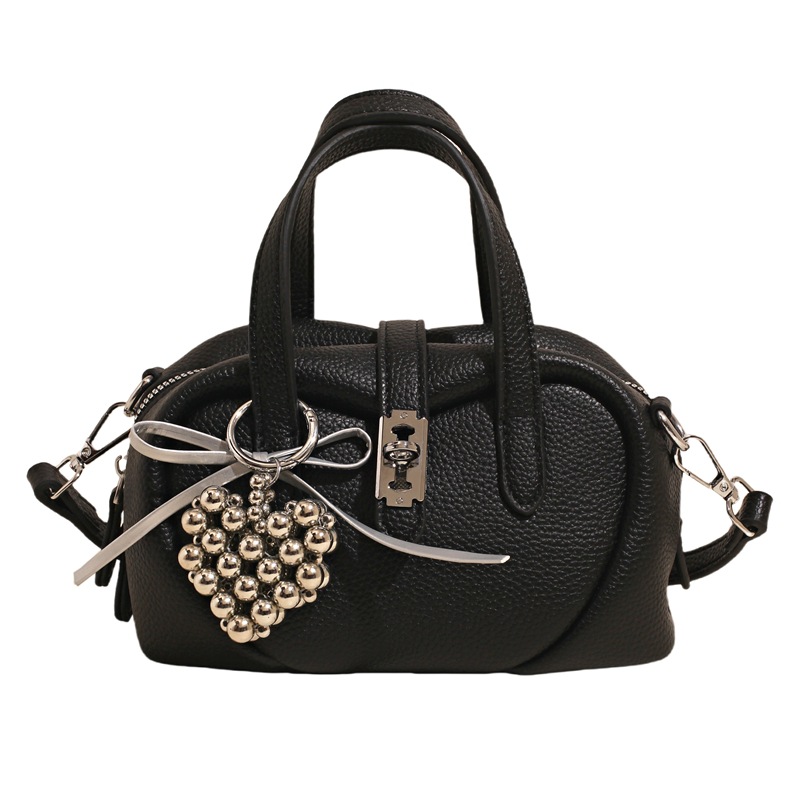 The 2025 new lychee pattern high-end versatile handbag is stylish, simple and casual, a single-shoulder crossbody bag for commuting Item Picture