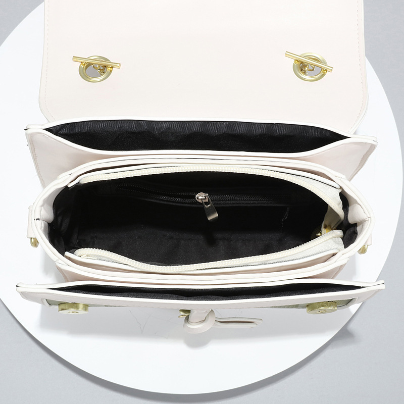 The new summer 2023 trendy women's bag with a checkered chain bag and a silk scarf crossbody bag Application Scenario
