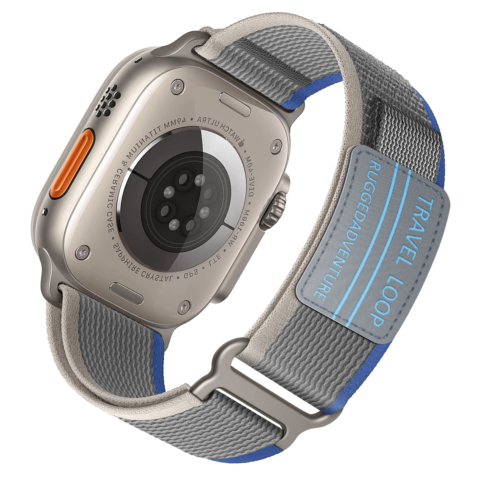 Apply to apple watches ultral2watchS10/7/6/5 APPLEWATCH diameter change the integrated model of wild strap Item Picture