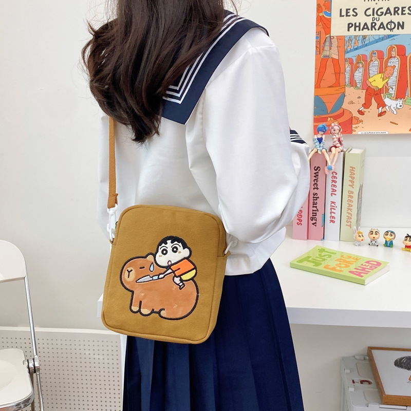 New cartoon children's crossbody bag, casual children's mini chest bag, versatile change key bag for girls, cross-border wholesale Specification drawing