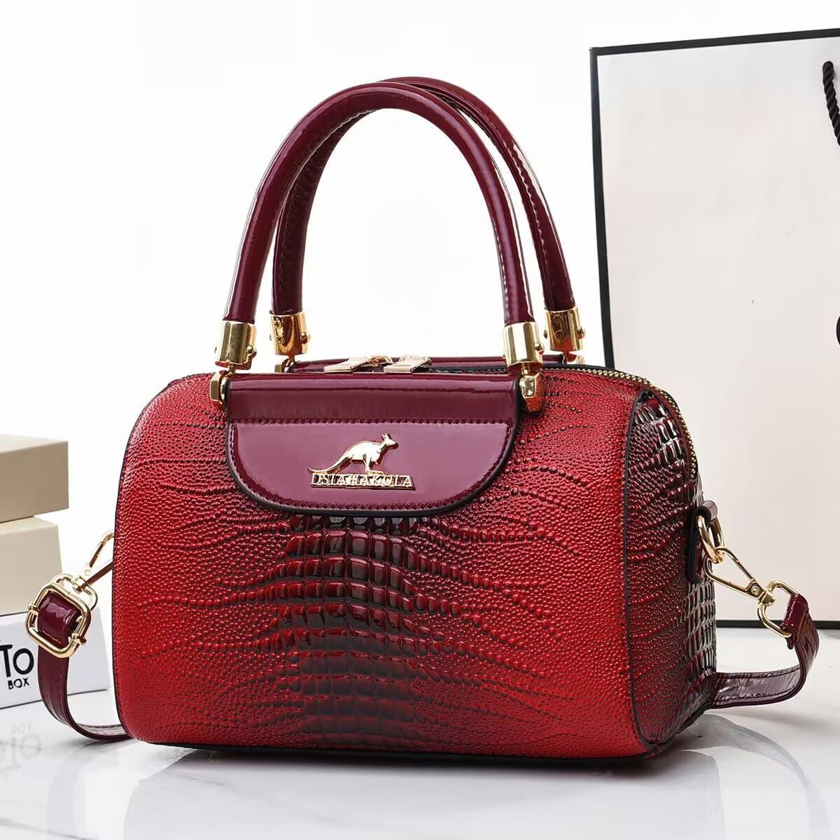 The 2023 new style of high-end and high-quality single-shoulder academic large-capacity bucket bag, a popular cross-border women's bag in solid color Item Picture