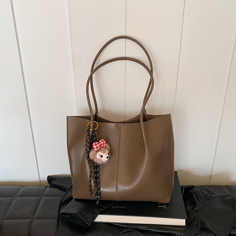 Large-capacity casual underarm bag 2024 new style simple and versatile single-shoulder shopping bag for work and commuting tote bag Specification drawing