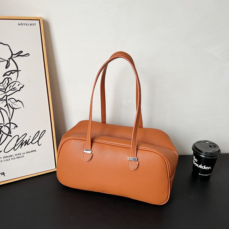 Fashionable and versatile underarm bag for women 2025, new simple and casual pillow bag, Korean style niche design, trendy single-shoulder bag Specification drawing
