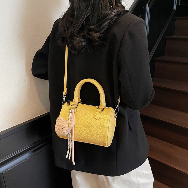 High-end quality Boston handbag for women 2025 new summer fashion, versatile, stylish and simple single-shoulder crossbody bag Specification drawing