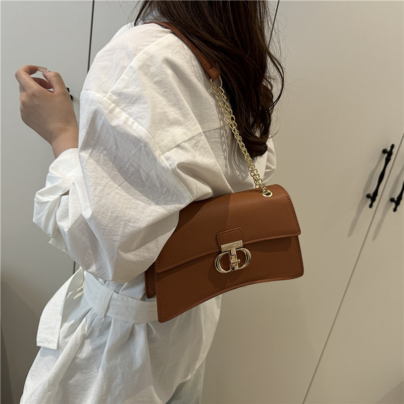 Cross-border fashion and quality chain bag for women 2025 new style women's bag, trendy and fashionable single-shoulder crossbody bag for women Specification drawing