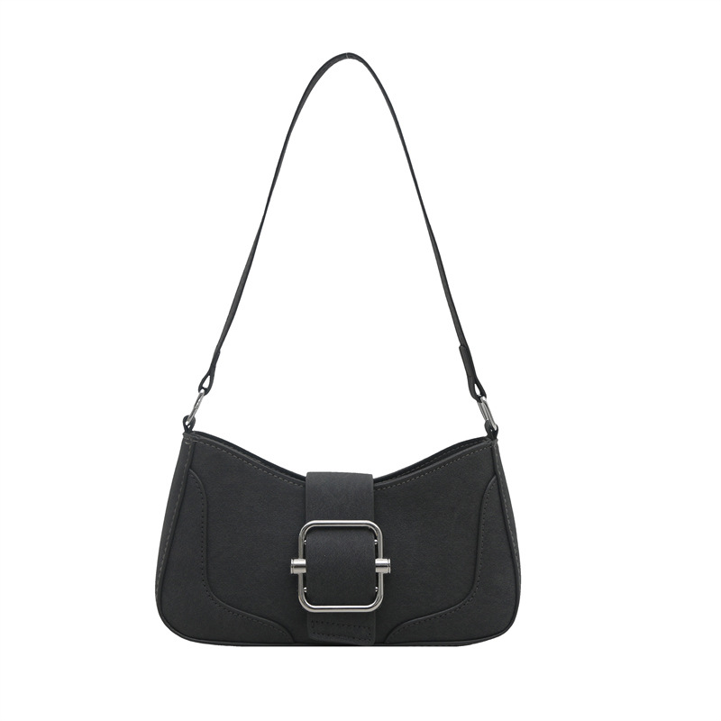 New summer bags: New versatile and trendy women's bags, clasp single-shoulder bags, crescent moon bags, crossbody bags, solid color simple bags Item Picture