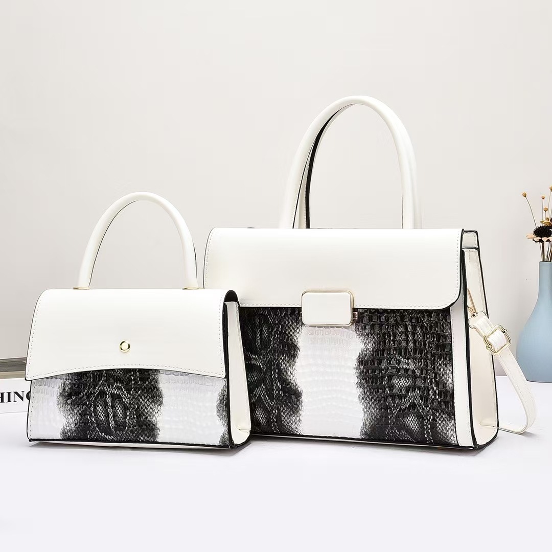 New large-capacity women's handbag for cross-border trade, a unique and high-end two-piece set for commuting Application Scenario