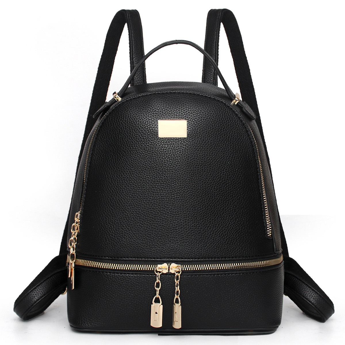 A new 2024 fashionable and lightweight pu women's backpack with a large capacity for casual wear details Picture
