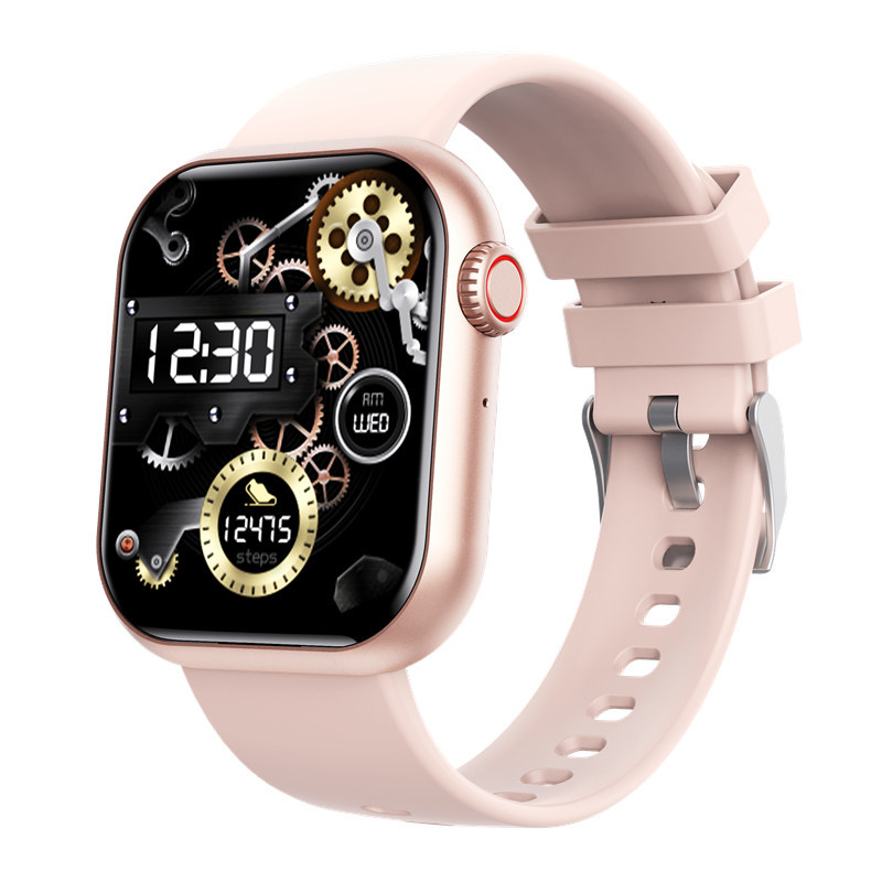 The new cross-border F57 smartwatch features Bluetooth communication, heart rate, body temperature, voice assistant, smart bracelet and sports watch details Picture