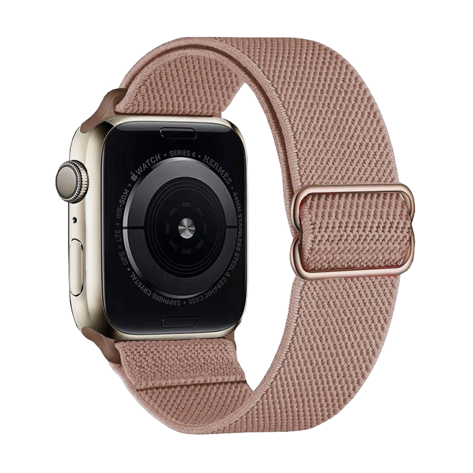 The best-selling product is suitable for apple watch straps. It features a woven nylon elastic band with a Japanese character buckle loop Item Picture
