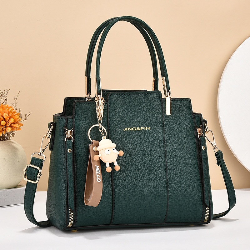 Bag Girl 2024 Cross-border Trend large-capacity handbag, simple, elegant and fashionable single-shoulder bag, casual travel crossbody bag full figure