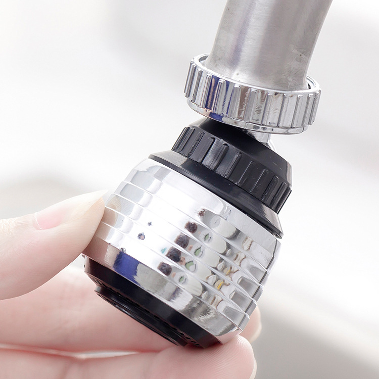 Extended faucet spout splash preventer, water-saving device, kitchen and household extended shower head, spray extender, filter Application Scenario