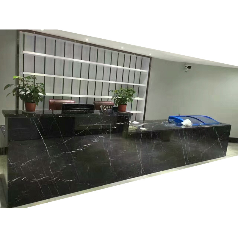 Home decoration: Light luxury marble, black and white root, bathroom, washbasin, countertop, staircase, stone, custom bathroom, black stone Item Picture
