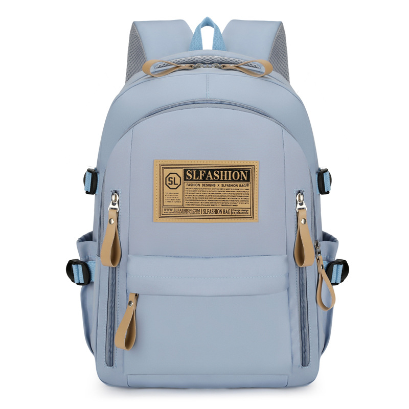 "Niche and simple design Backpack 2025: A fresh and stylish crossbody bag with color blocking and matching for casual fashion and versatility. Item Picture