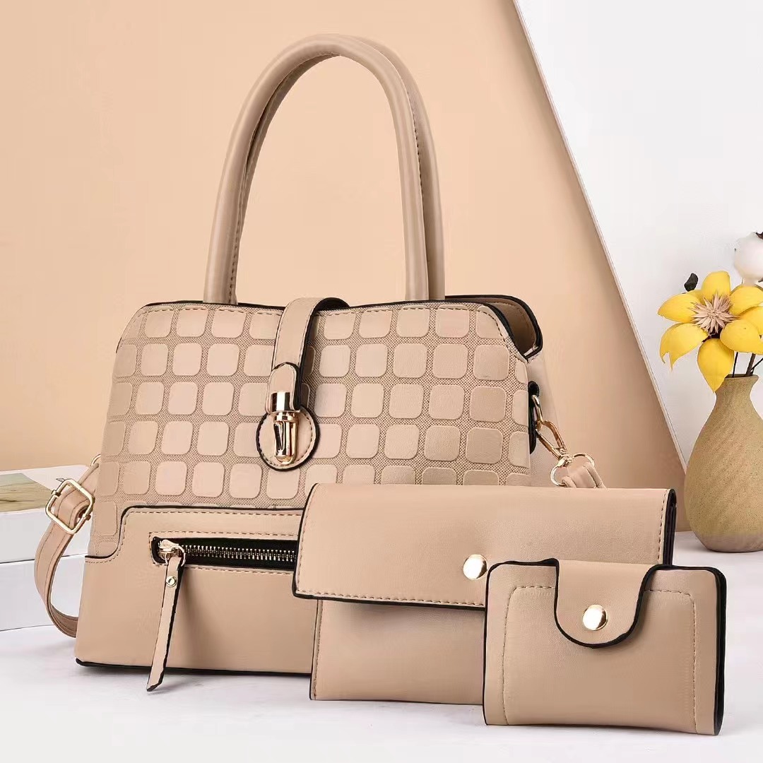 Factory direct sales of mother-and-child hand shoulder crossbody women's bags in Korean style, simple, fashionable and versatile, cross-border trade wholesale details Picture