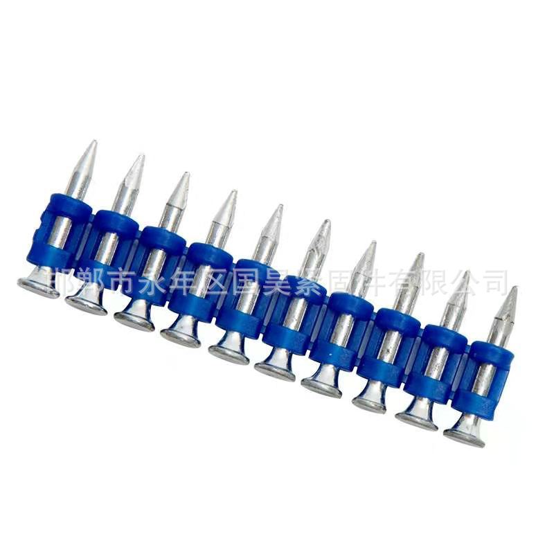 Hardened gas nail 3.0*22 nail gun is used to drive steel nails into walls, doors and Windows, and gas nails are used to deliver gas Item Picture