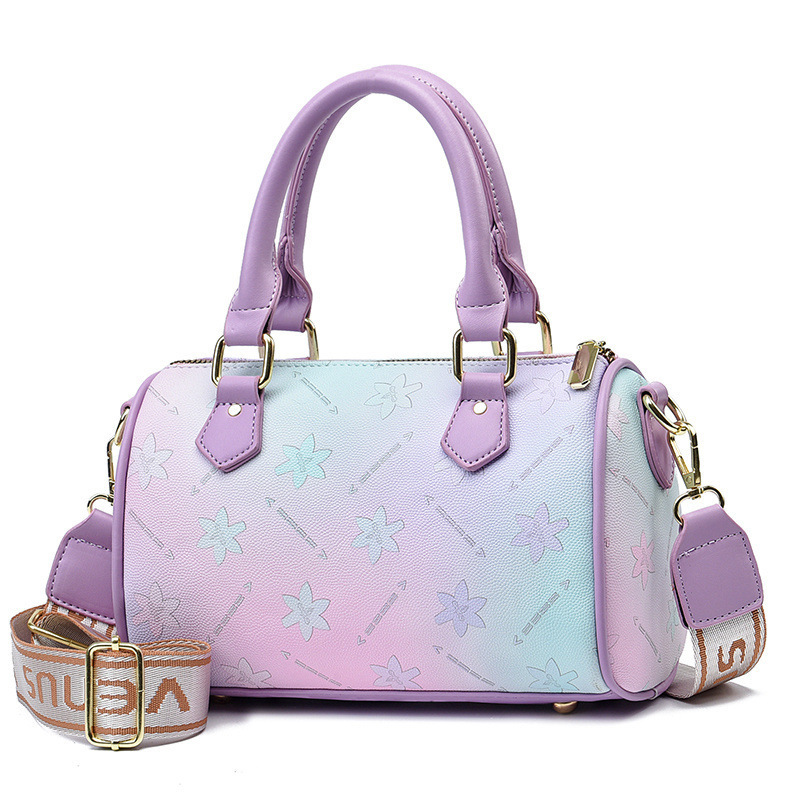 Gradient color women's bag factory, fashionable and trendy women's bags, high-end sense, large-capacity single-shoulder bags, crossbody bags, handbag women's bags full figure