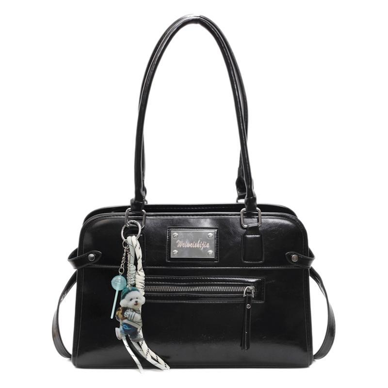 Retro trend large-capacity underarm bag for women, 2025 new high-end single-shoulder bag, simple and stylish commuting crossbody bag Item Picture