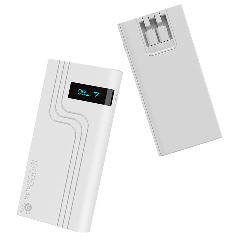 Portable wifi mobile phone router 1W mah power bank Wireless wifi4G mobile mifi magic tool with built-in cable Item Picture