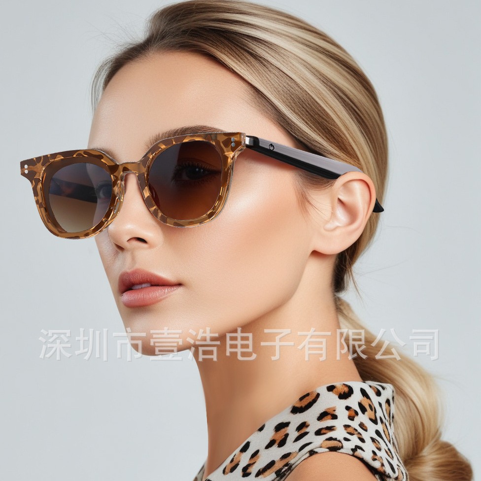 Factory private mold European and American large-frame goggles, intelligent ai translation, Bluetooth glasses, open audio sunglasses Application Scenario