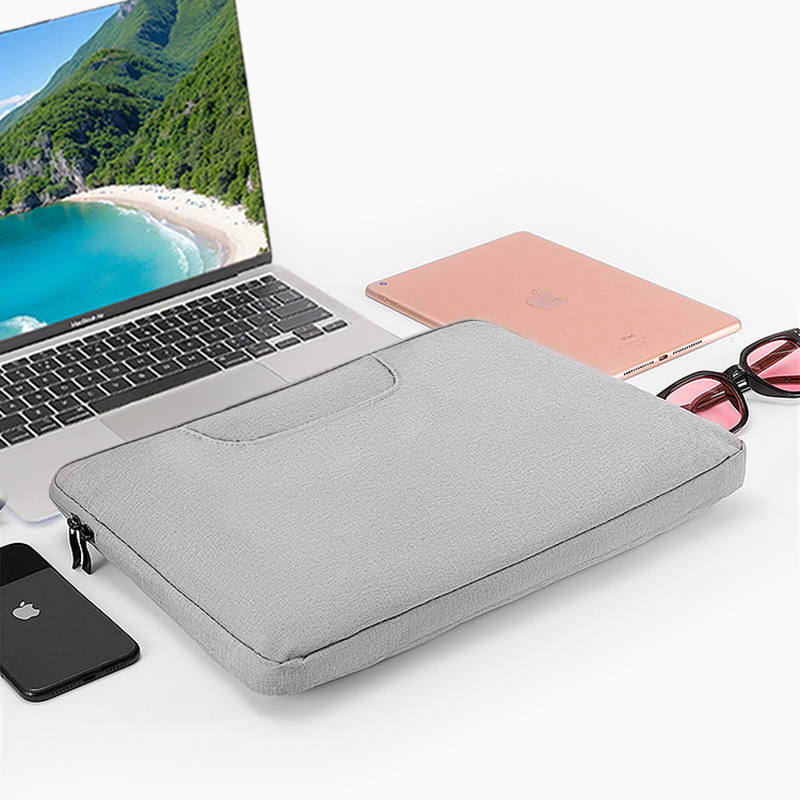 The manufacturer accepts processing and customizes 13-inch Oxford fabric and velvet notebook inner liner protective cases with logo for laptops details Picture