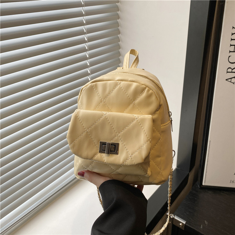 Xiaoxiangfeng Backpack Women 2025 New Trendy and Fashionable backpack, high appearance level chain bucket bag, cross-border trendy bag full figure