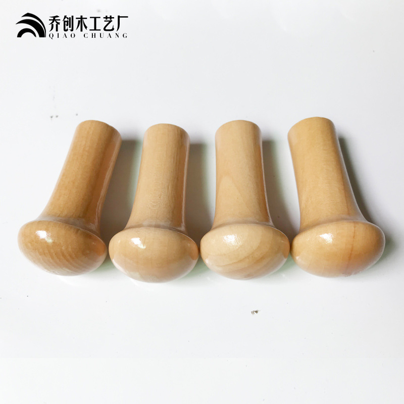Manufacturer's solid wood clothes hanger hooks, door rear clothes wooden hooks, single hooks, solid wood clothes hanger hooks, wall hat hooks, row hooks Specification drawing