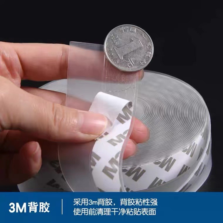 Window sealing strips, windproof, warm and soundproof stickers for wooden doors, glass door gaps, self-adhesive door edges, dust-proof silicone strips for doors and Windows Application Scenario