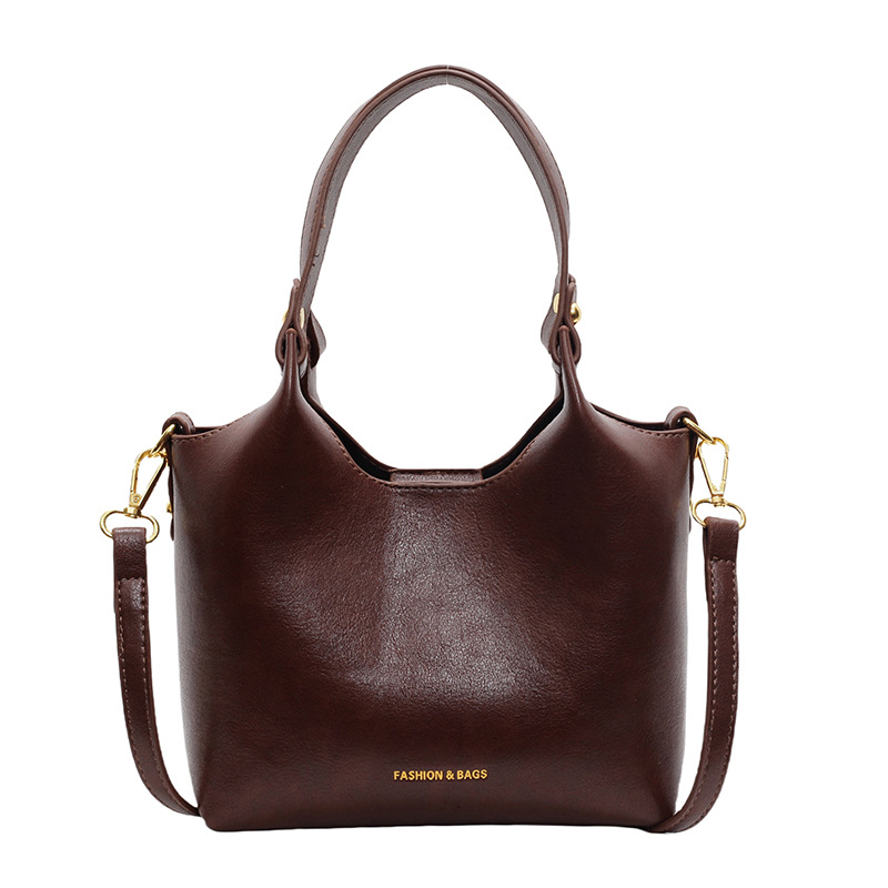 High-end retro handbag, fashionable hand-held bag, women's 2024 casual, trendy and versatile commuter single-shoulder crossbody bag Item Picture
