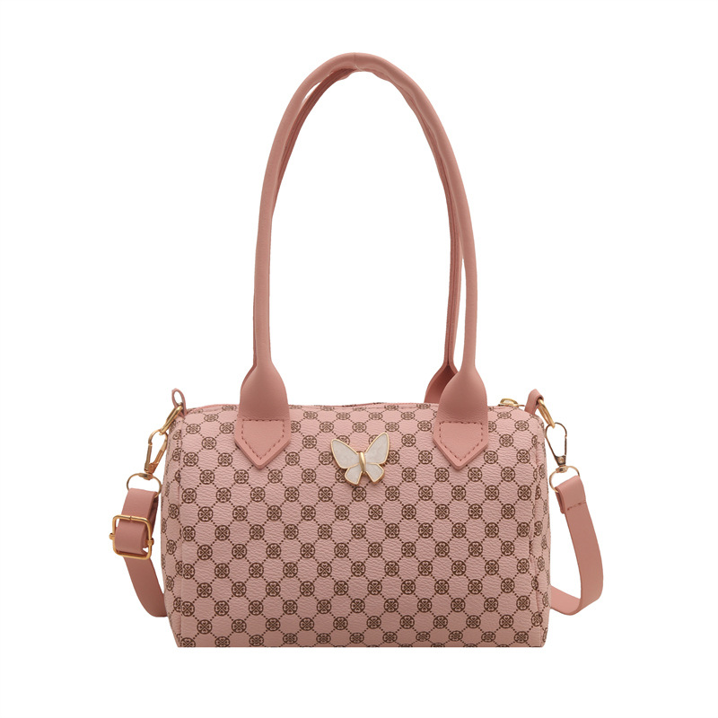Printed pillow bag, 2025 new style fashionable women's bag, handbag, crossbody bag, shoulder bag, butterfly hardware small bag, cross-border Item Picture