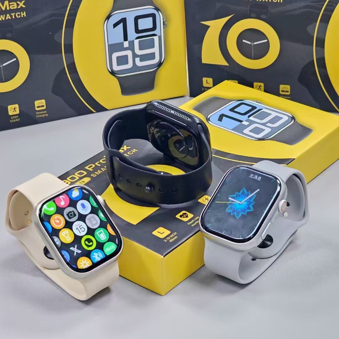 2025 Huaqiangbei s9 Smartwatch, Dynamic Island Bluetooth Call, Heart Rate and Blood Pressure Measurement Cross-border Men's Sports Watch Specification drawing