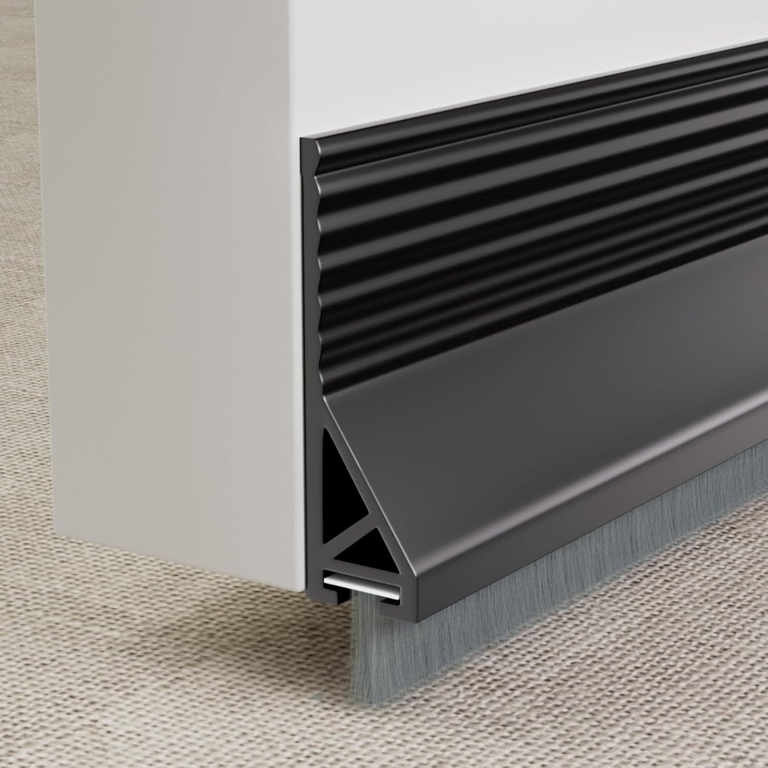 Door gap and bottom sealing strip, wooden door windproof, dustproof and soundproof strip, insect-proof self-adhesive type door bottom gap thermal insulation rubber strip full figure