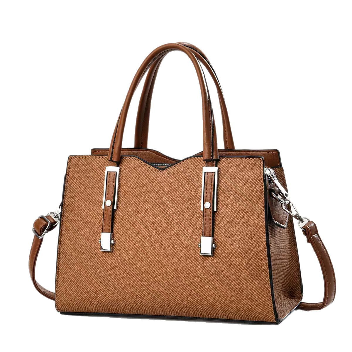 The new handbag of "Bag Girl 2025" is trendy and fashionable, with a large capacity. It is a cross-border versatile, simple and light luxury crossbody bag Item Picture