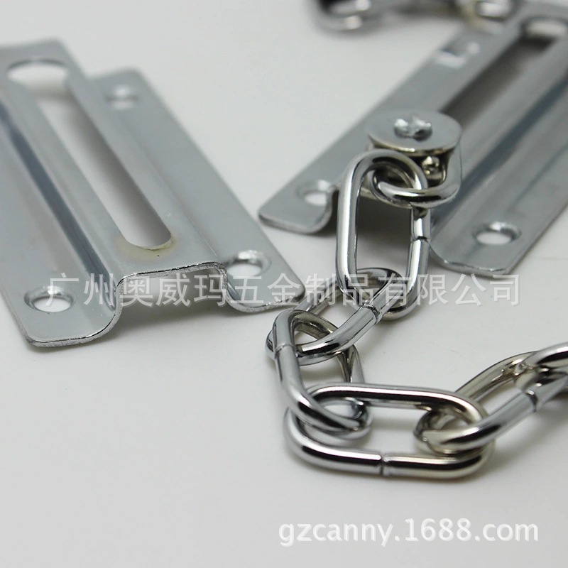 Stainless steel chain, thickened anti-theft chain, counter safety chain, mobile phone cabinet hanging chain, iron chain bar, display cabinet hanging chain Specification drawing