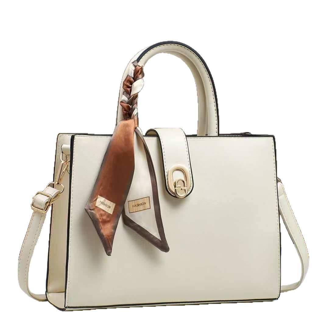 Spring and summer new versatile single-shoulder crossbody bag, Korean-style elegant middle-aged women's bag, mom's bag, simple and trendy handbag, large bag Item Picture