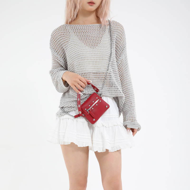 Cross-border 2025 New style, mini, high-end, niche design, chain trend crossbody single-shoulder bag for women Specification drawing