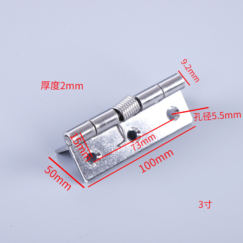 A comprehensive collection of 304 stainless steel hinges, thickened spring hinges for doors and Windows, hardware hinges with leaf nuts and rebound damping hinges details Picture