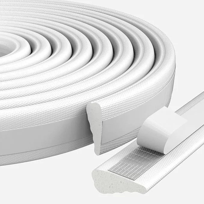 Cross-border wedge-shaped pu foam sealing strips, winter sliding window and door frame sound insulation self-adhesive grouting strips, drawer anti-collision strips full figure