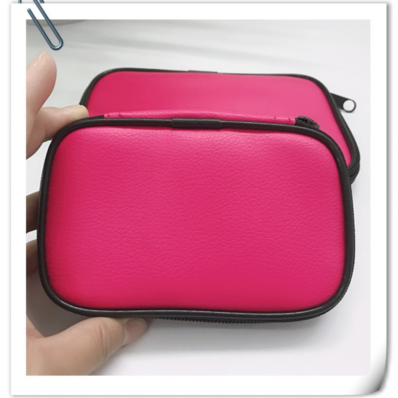 Customized PU leather crochet bag, sweater needle knitting tool storage bag, yarn needle storage bag, portable mini set bag Specification drawing