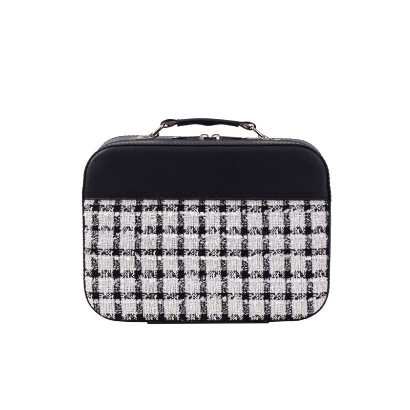 Factory wholesale high-beauty makeup cases, large-capacity makeup bags, portable travel suitcases, desktop storage boxes, and souvenirs Item Picture