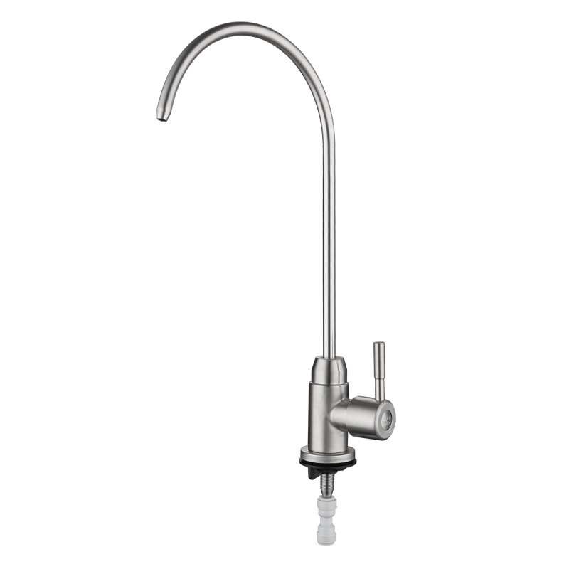 Factory direct sales of water purifiers, faucets, kitchen household gooseneck water purifier faucets, direct drinking water, vegetable washing basins, single cooling Item Picture