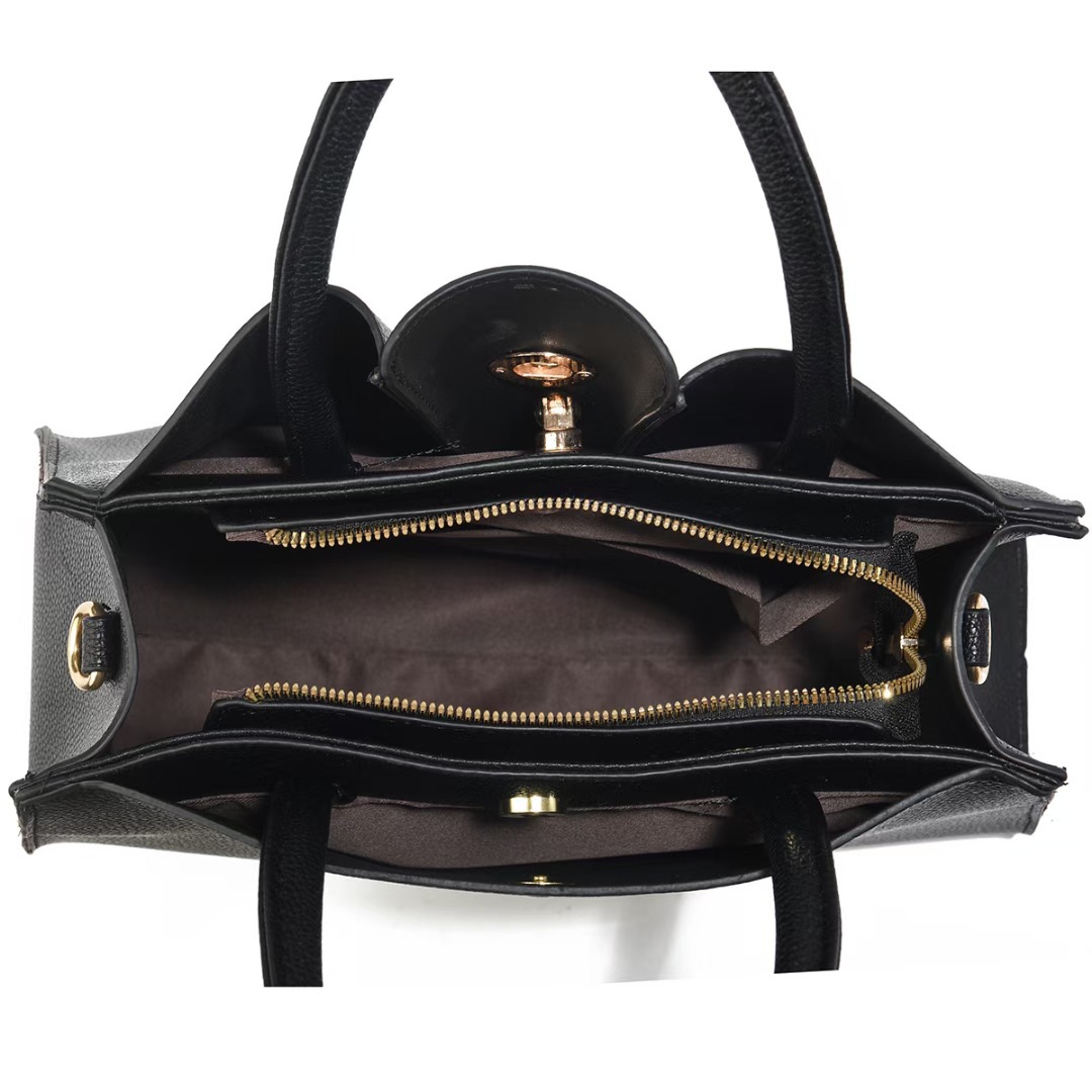 Three-piece handbag set for women, new autumn/winter 2024, large-capacity handbag, niche design, single-shoulder crossbody for women Specification drawing