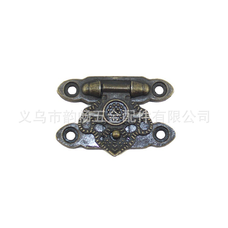 Packaging hardware, wooden box, lock, wine box, buckle, decorative buckle, wine box buckle, dot buckle, alloy buckle, lock dot buckle Specification drawing